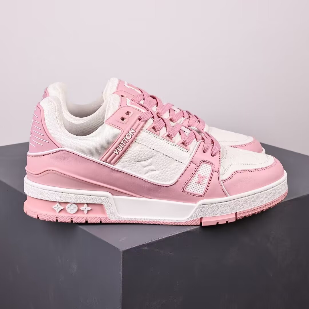UA Louis Vuitton LV Trainer Pink Rose