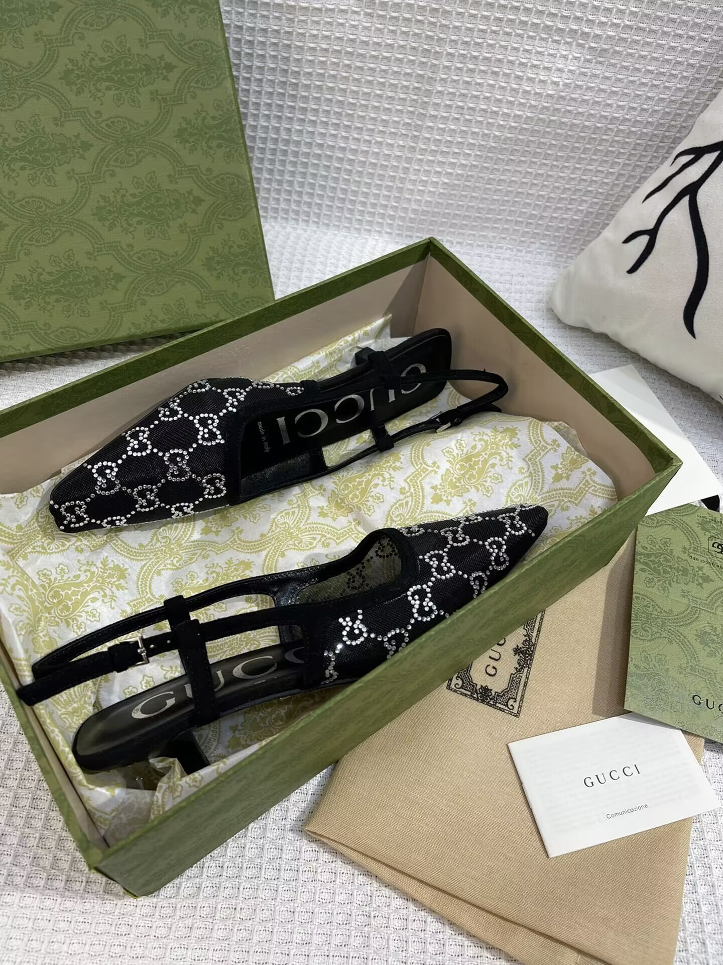 UA GUCCI GG Slingback