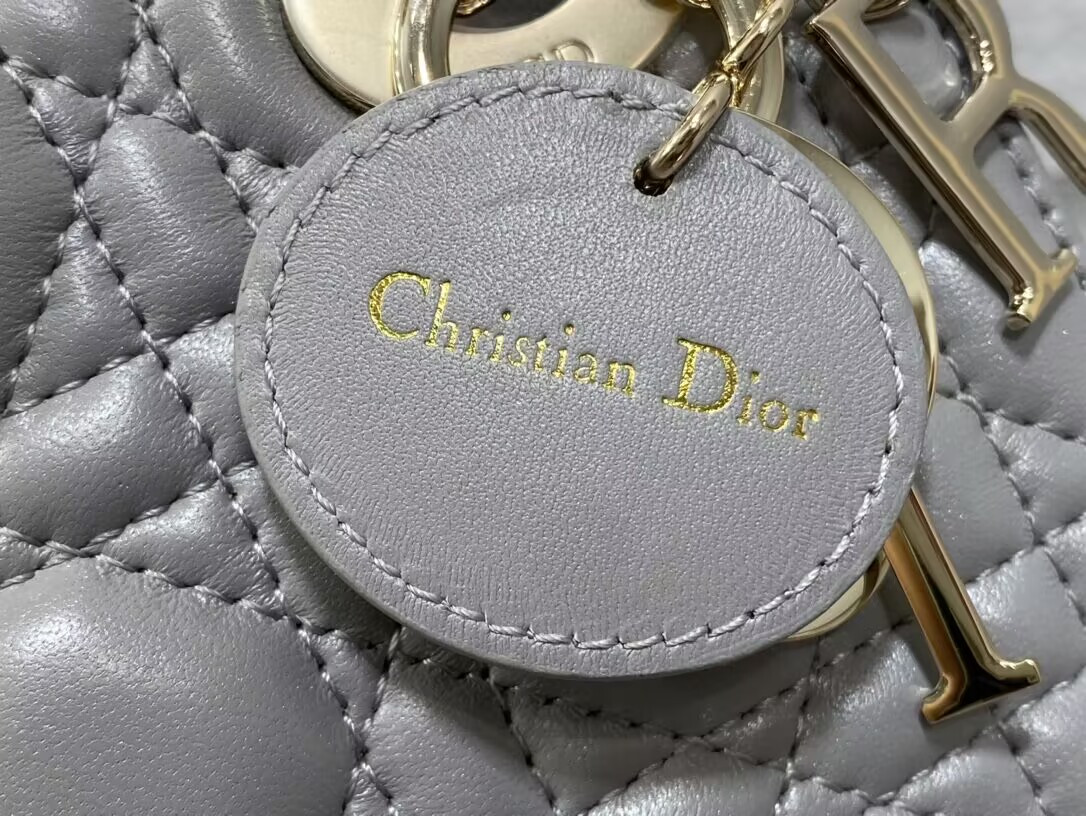 DIOR MINI LADY DIOR BAG 6.5 X 6 X 3 INCHES