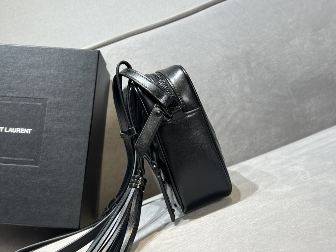 YSL LOU Camera bag in quilted leather