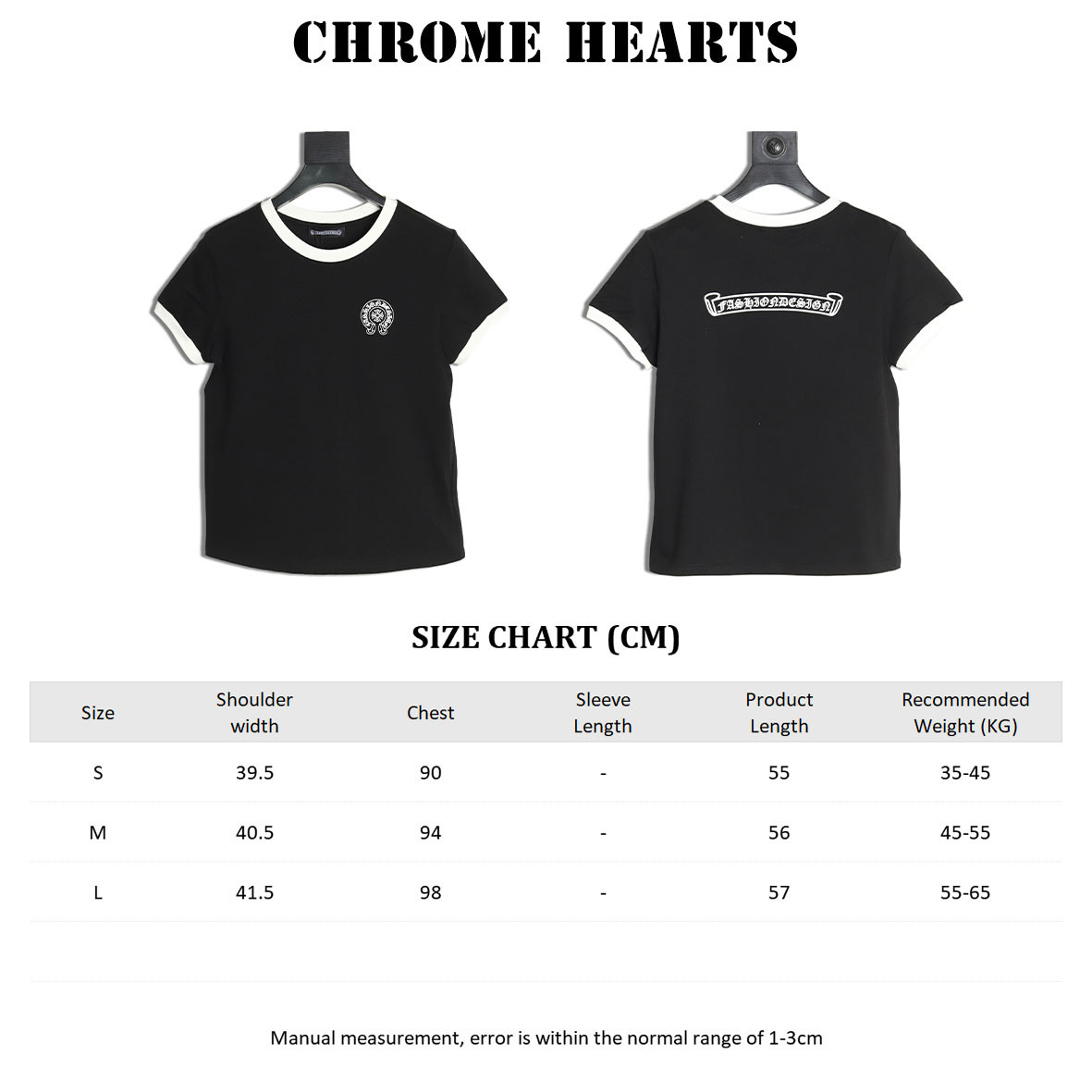 Ch*0me He**ts 25ss short-sleeved t-shirt