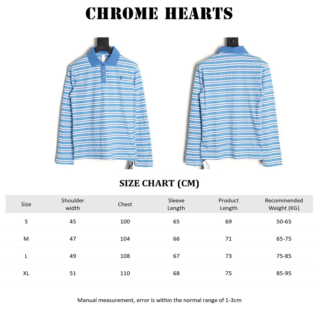 Ch*0me He**ts 25fw polo shirt