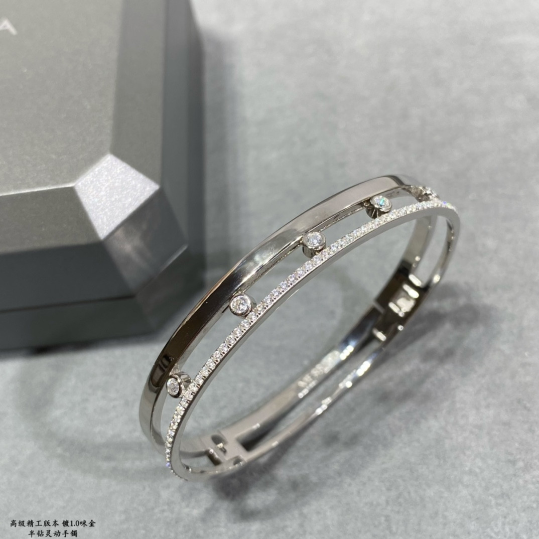 Messika Half Diamond Moving Bracelet