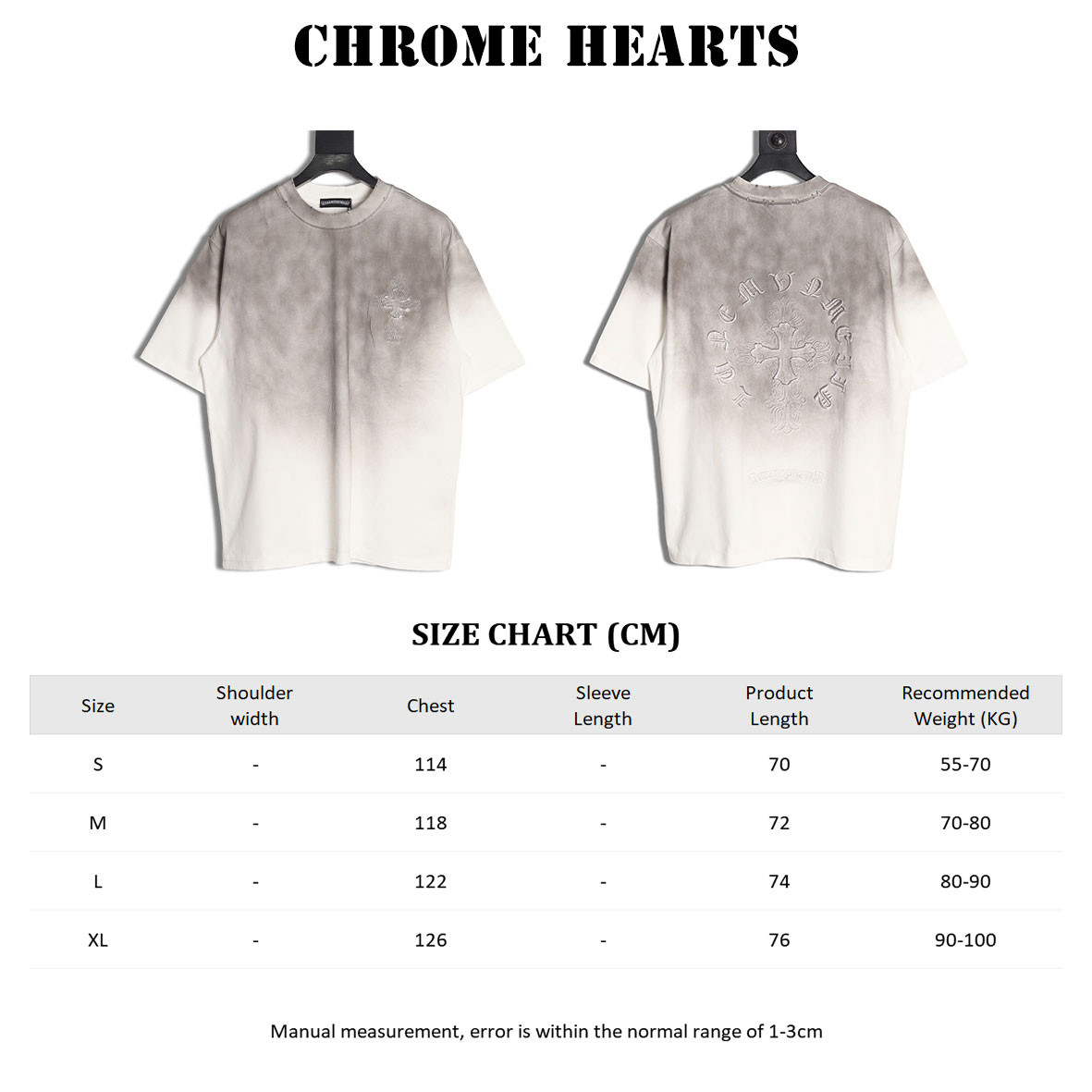 Ch*0me He**ts 25ss short-sleeved t-shirt