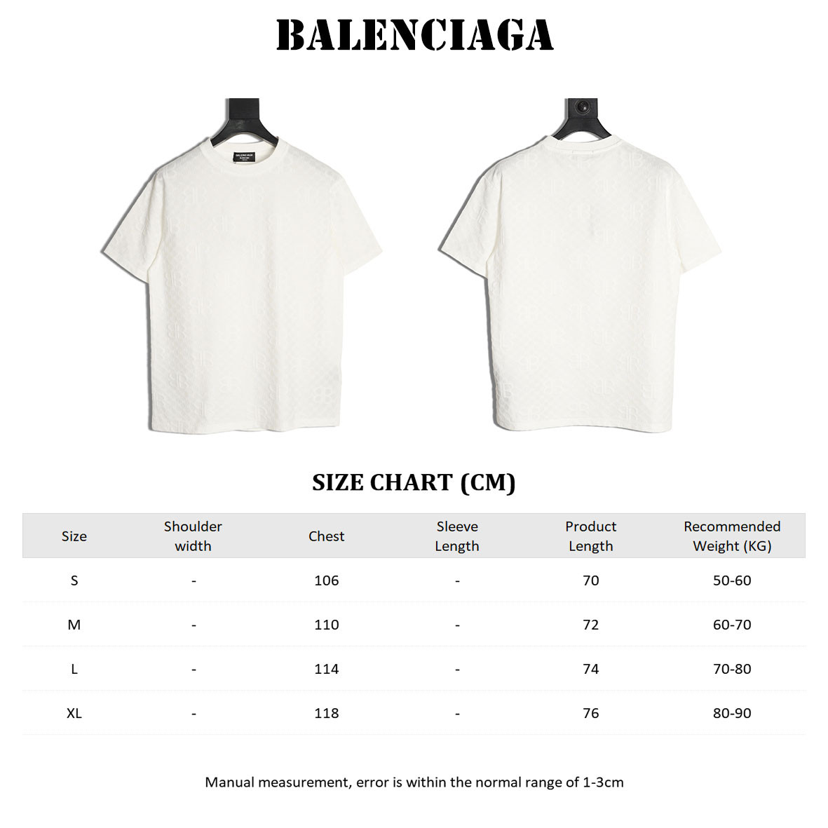 Balenciaga 25ss Short-sleeved T-shirt