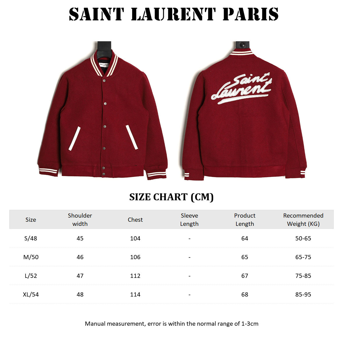 Saint Laurent Baseball Jacket