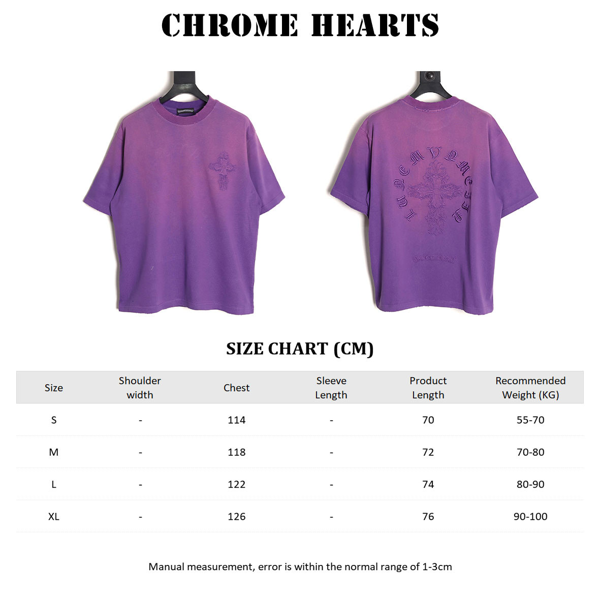 Ch*0me He**ts 25ss short-sleeved t-shirt