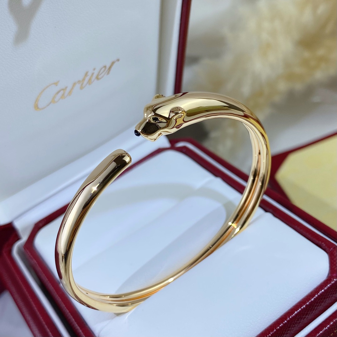 Cartier Slim Polished Leopard Bracelet 16-17