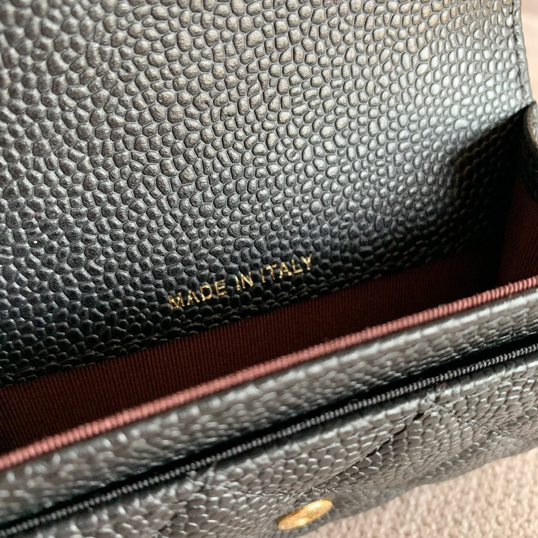 CHANEL CF CLASSIC FLAP COIN PURSE CARD HOLDER