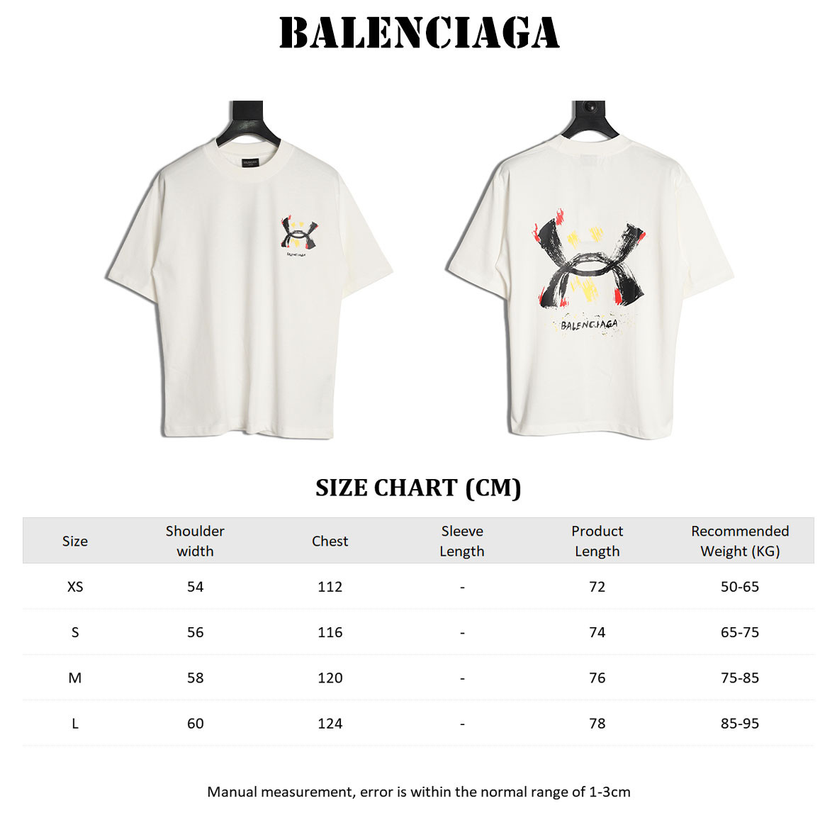 Balenciaga 25ss Short-sleeved T-shirt
