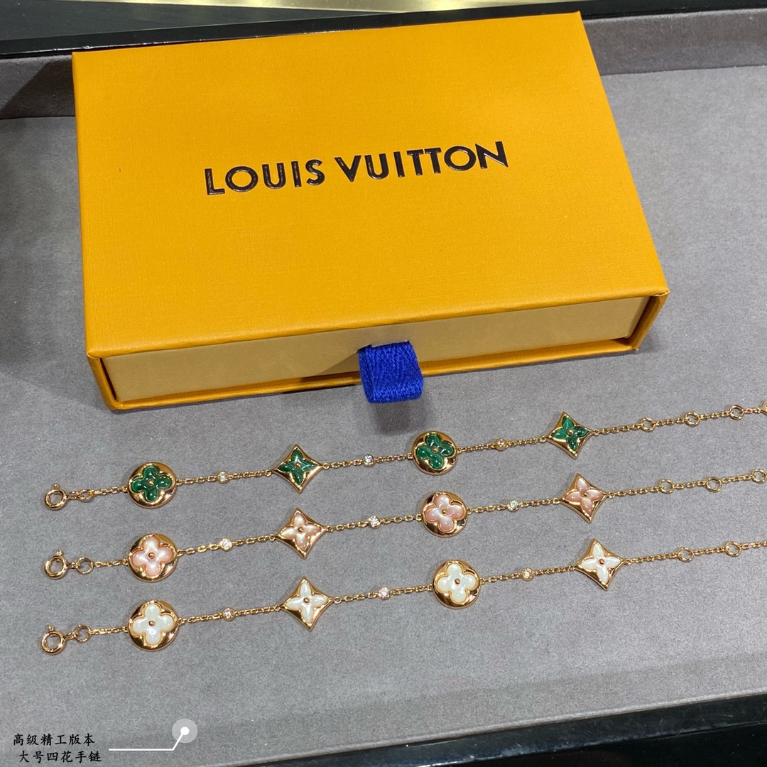 Louis Vuitton Large Four-Flower Bracelet