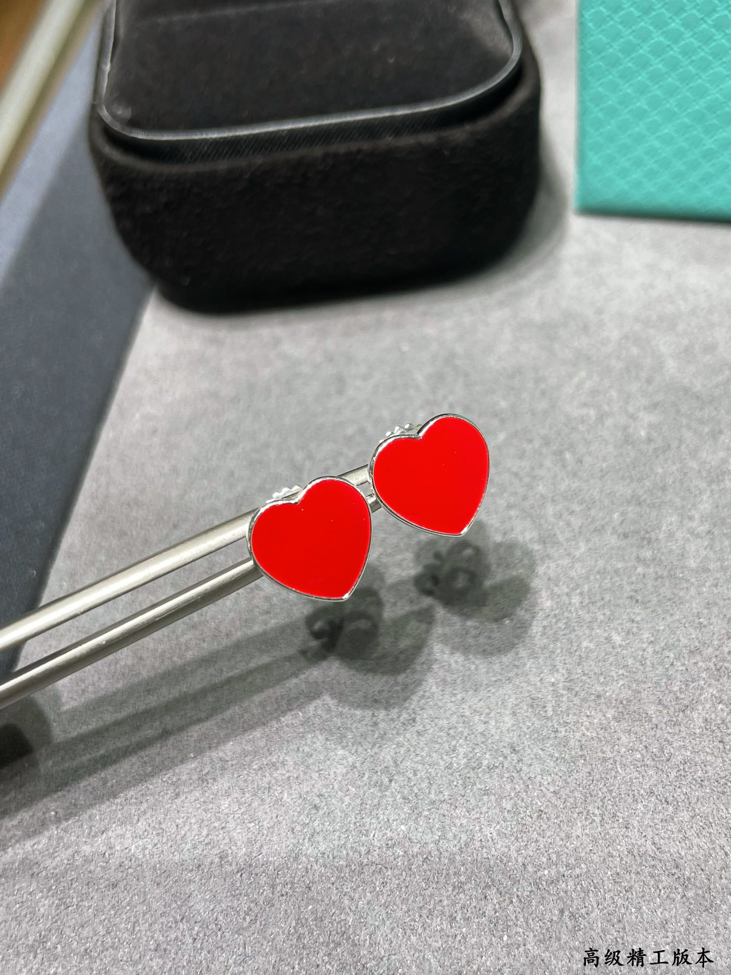 Tiffany & Co. Heart Stud Earrings Ag925