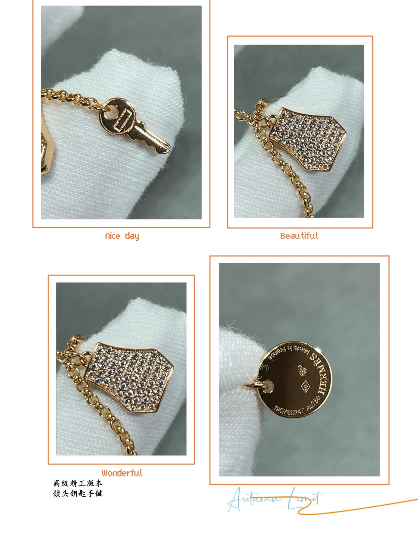 Hermes Padlock and key Bracelet