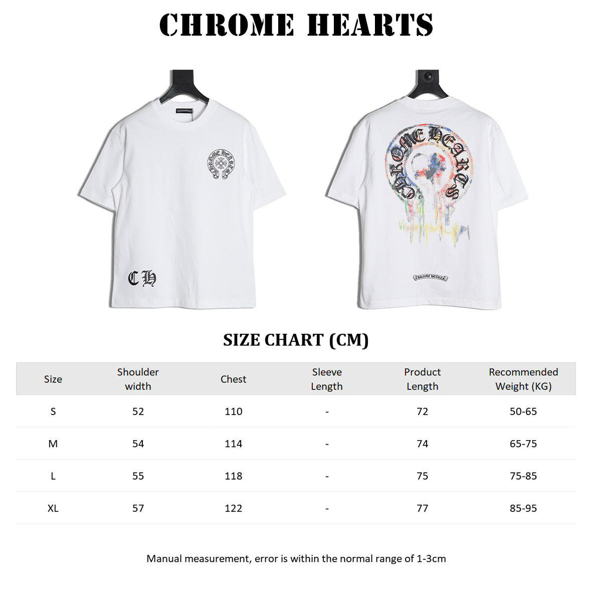 Ch*0me He**ts 25ss short-sleeved t-shirt