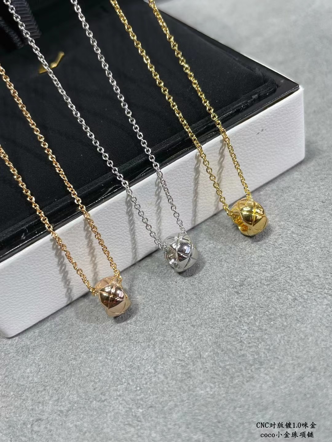 Chanel Small gold beads Necklace
