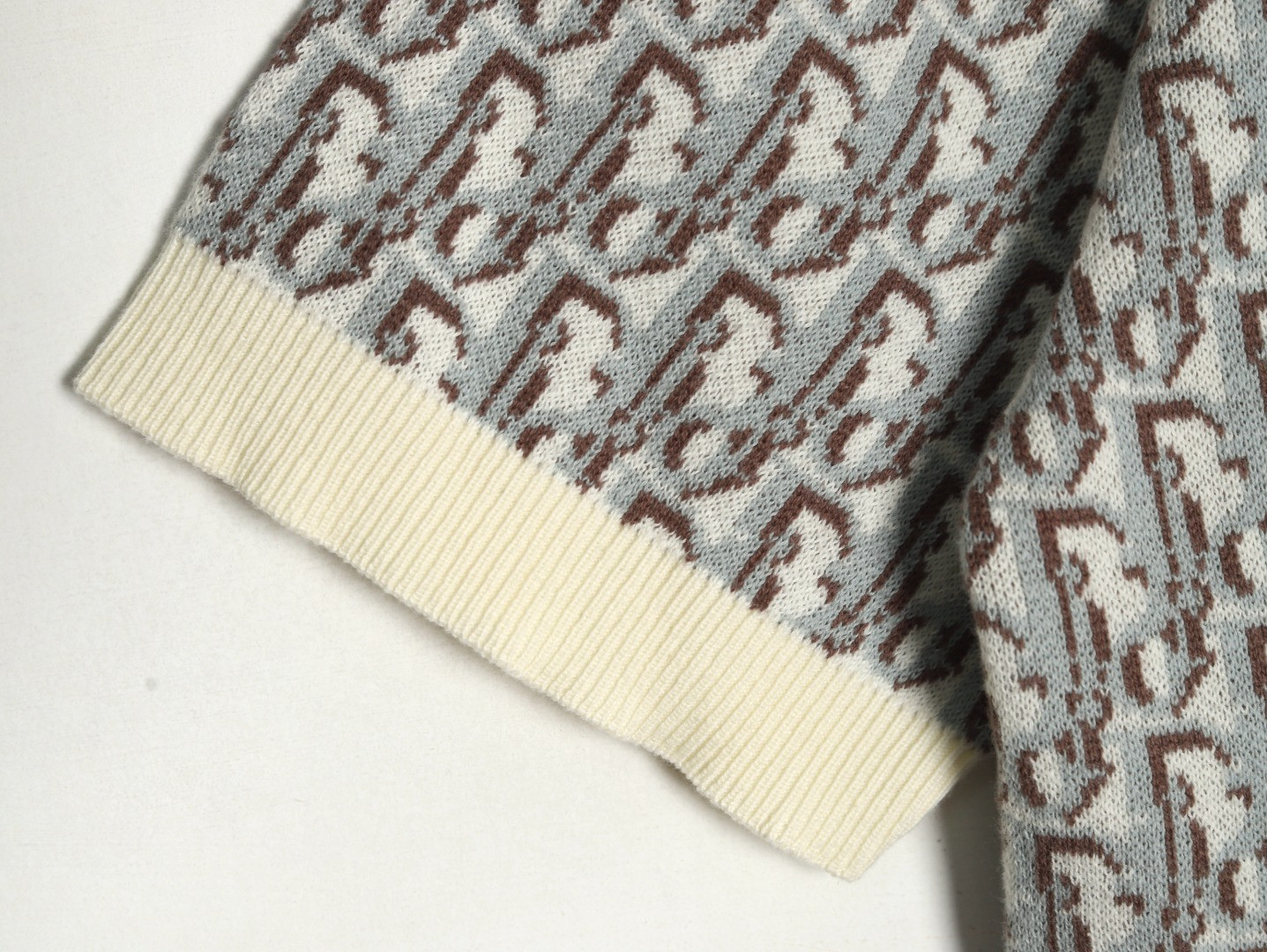 Dior knitting Short-sleeved Polo shirt