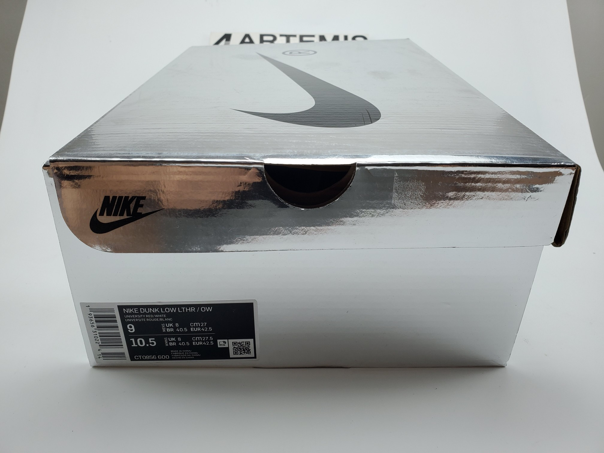 Nike Dunk Low Off-White University Red