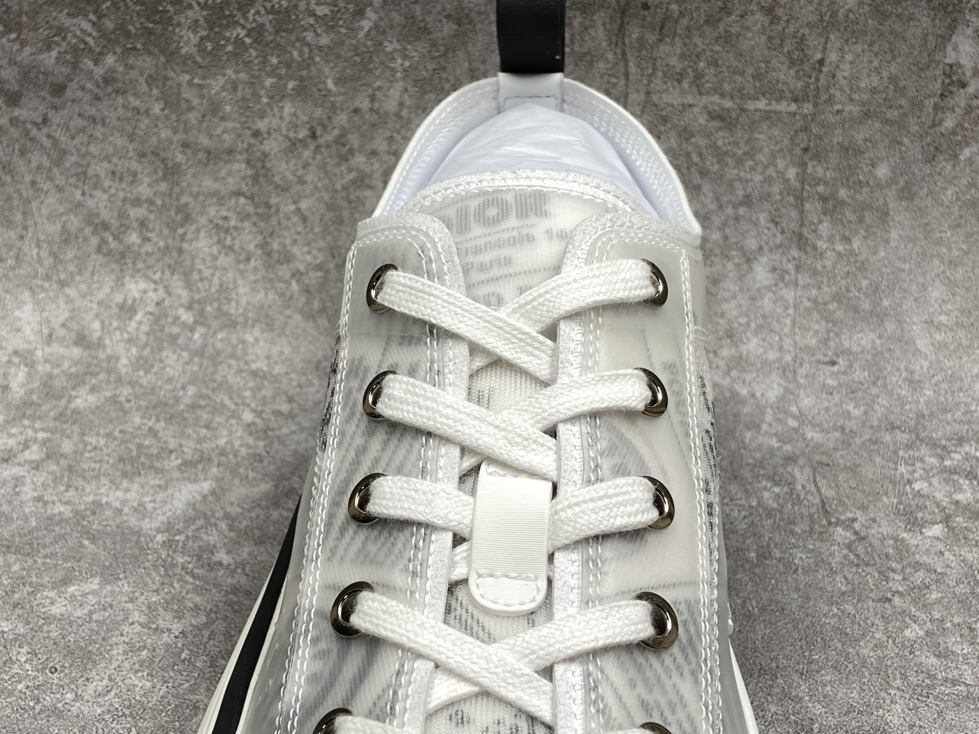 Dior B23 Low Top Daniel Asham Newspaper