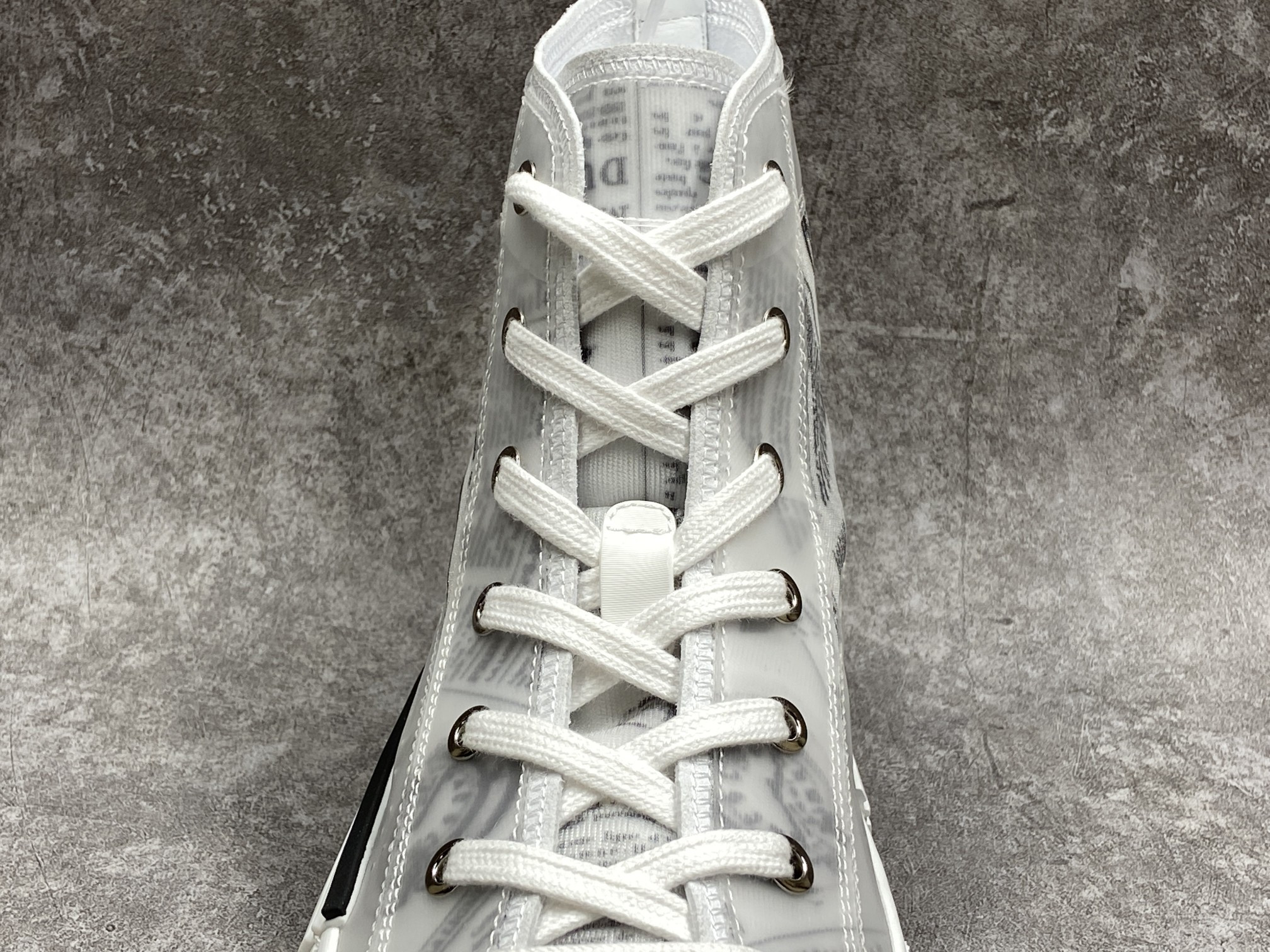 Dior B23 High Top Daniel Asham Newspaper