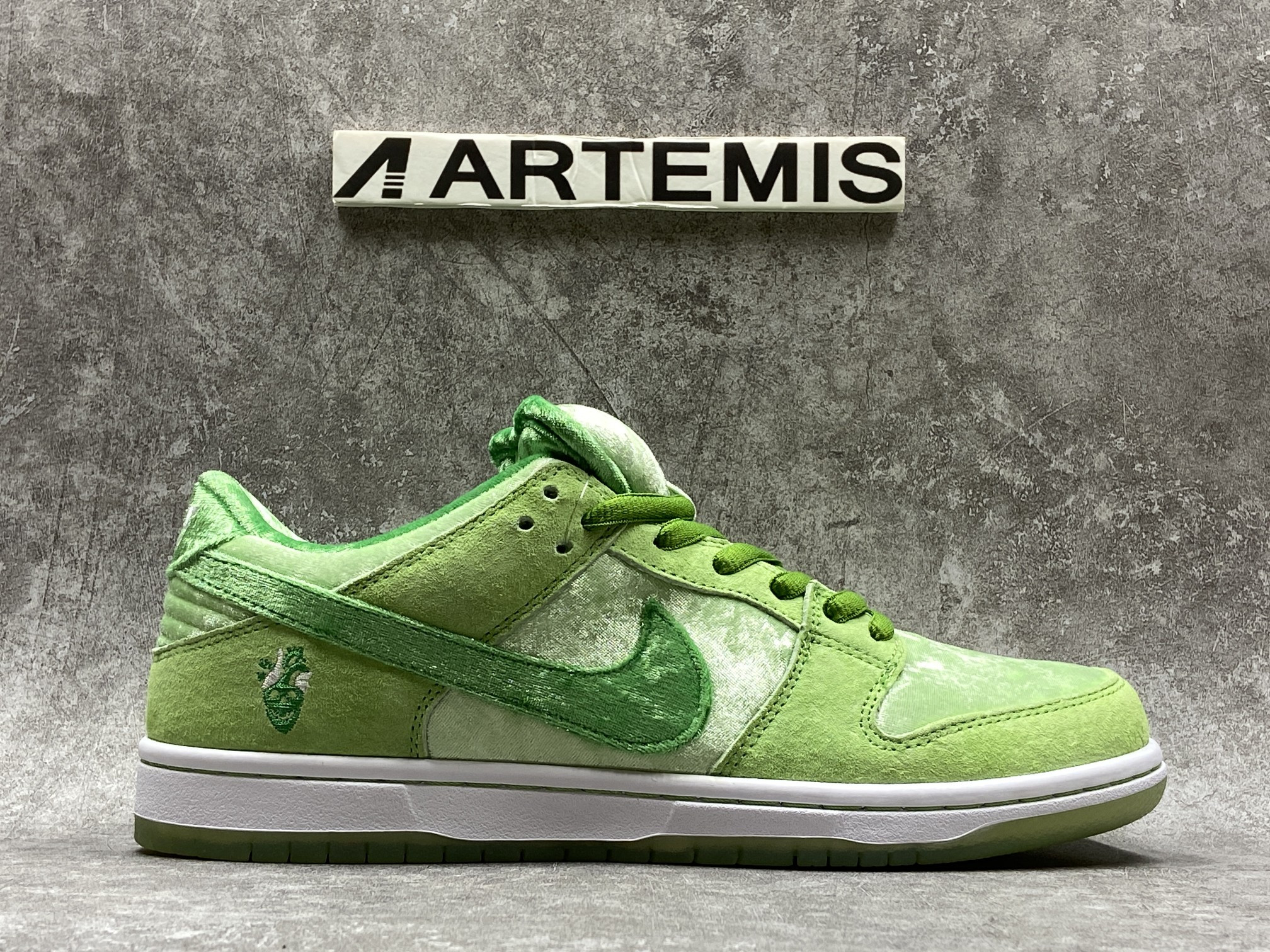 Nike SB Dunk Low StrangeLove Skateboards Green (Customization Version )