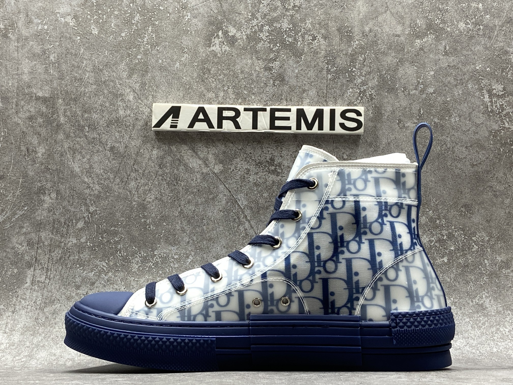 Dior B23 High Top Blue Oblique