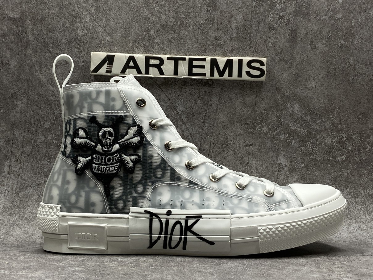 Dior And Shawn B23 High Top Bee Embroidery