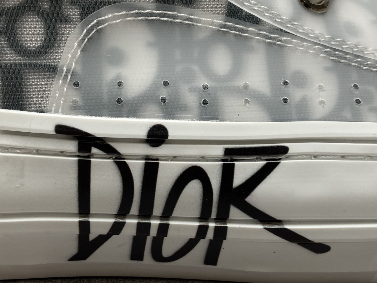 Dior And Shawn B23 High Top Bee Embroidery