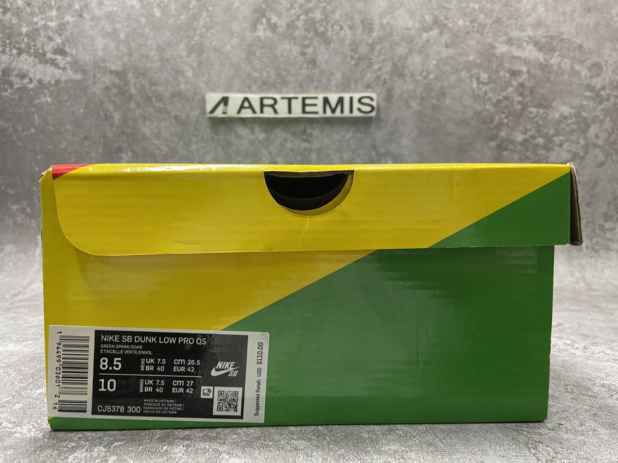 Grateful Dead x Nike SB Dunk Low Green Bear