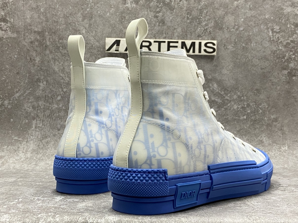 Dior B23 High Top Gradient Blue