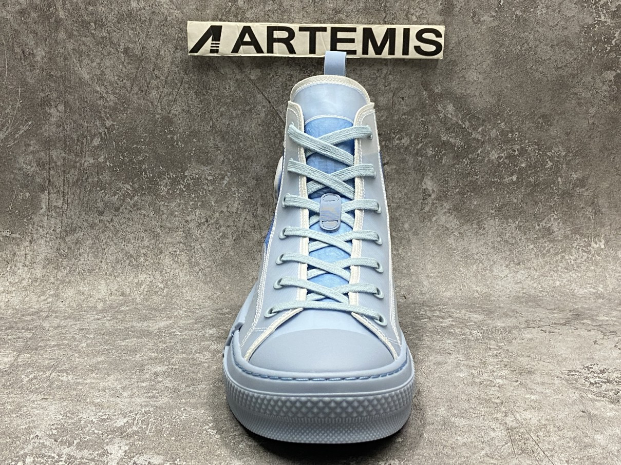 Dior B23 High Top Daniel Arsham Light Blue
