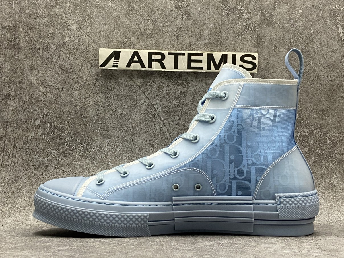 Dior B23 High Top Daniel Arsham Light Blue