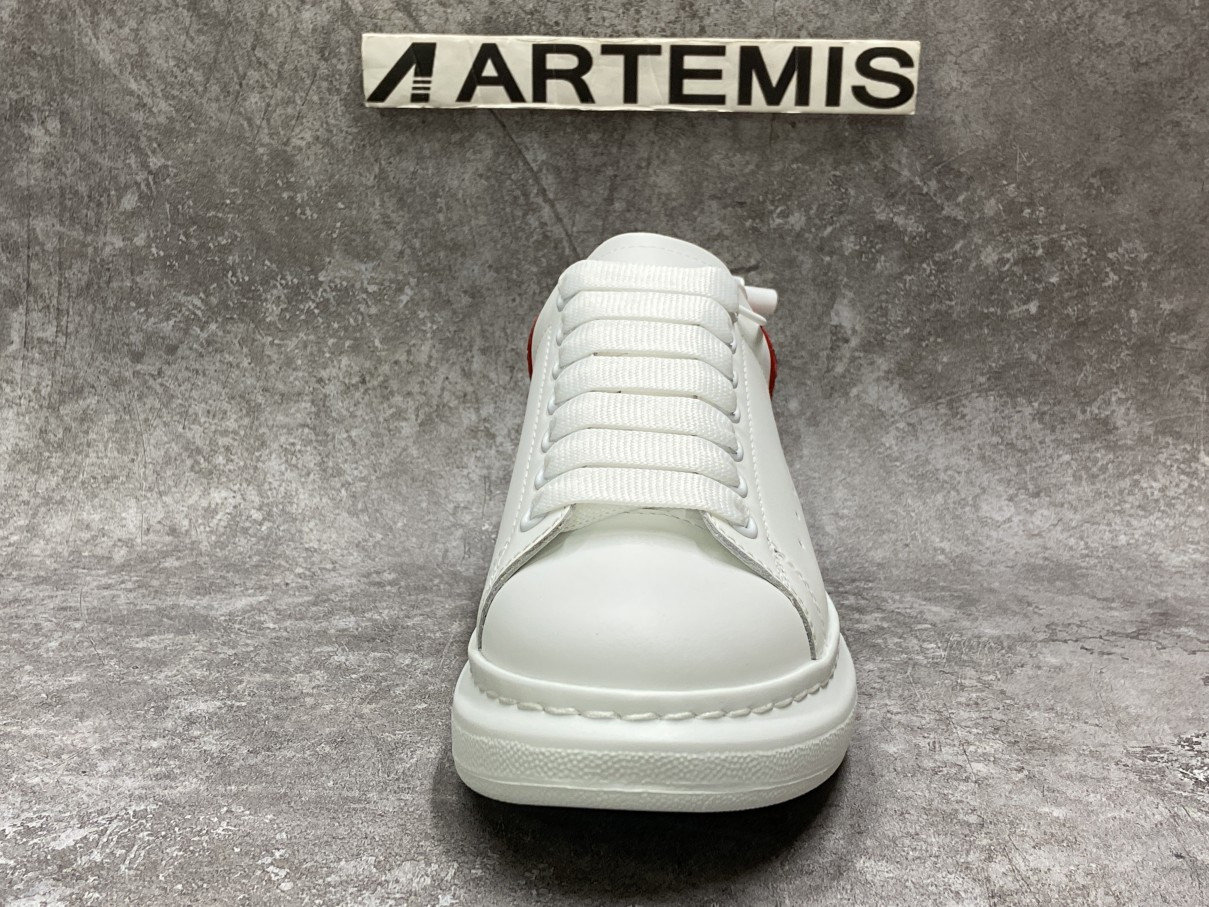 Alexander McQueen Oversized Embroidery Red