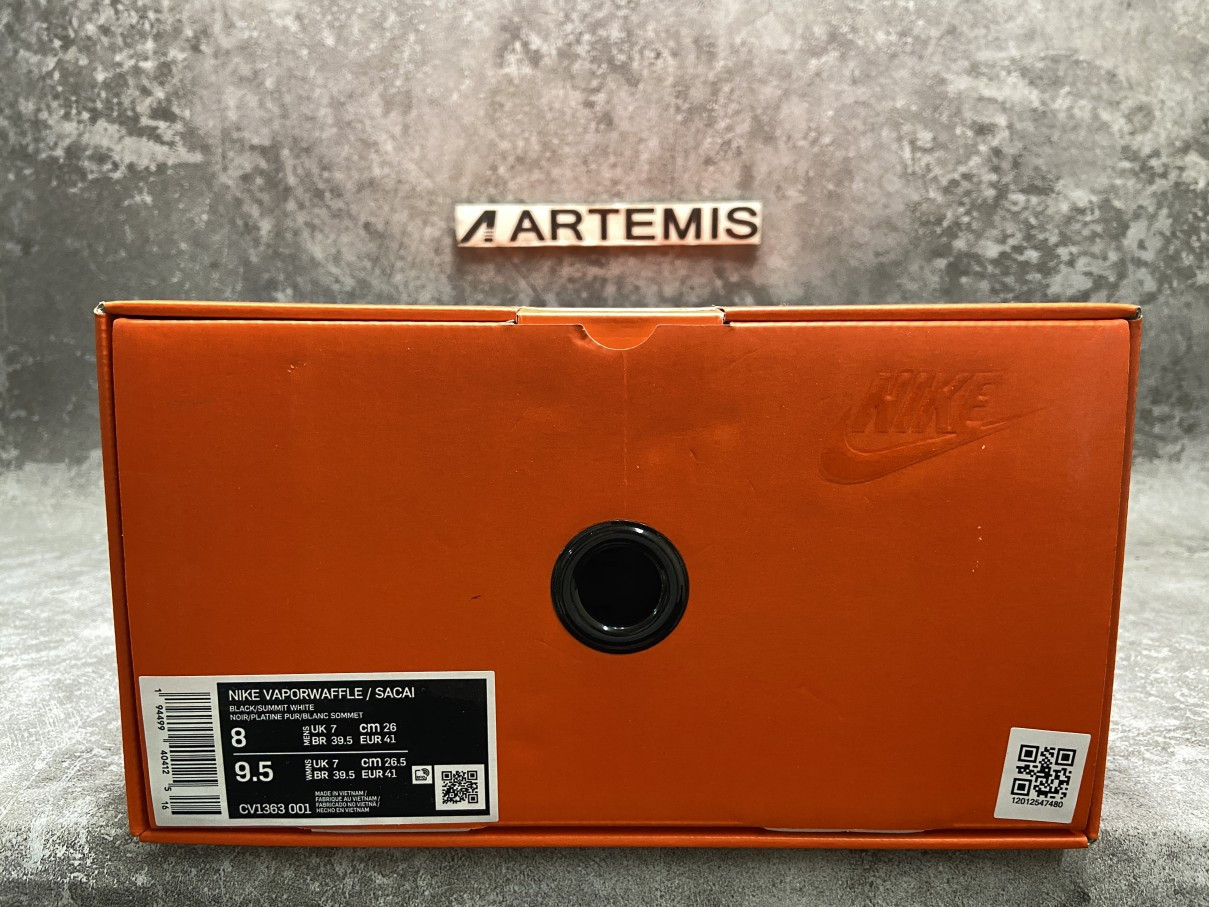 Nike Vaporwaffle Sacai Black White