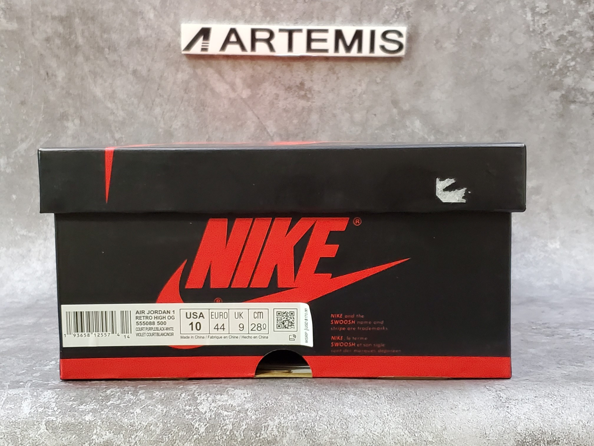 Air Jordan 1 Retro High Court Purple White