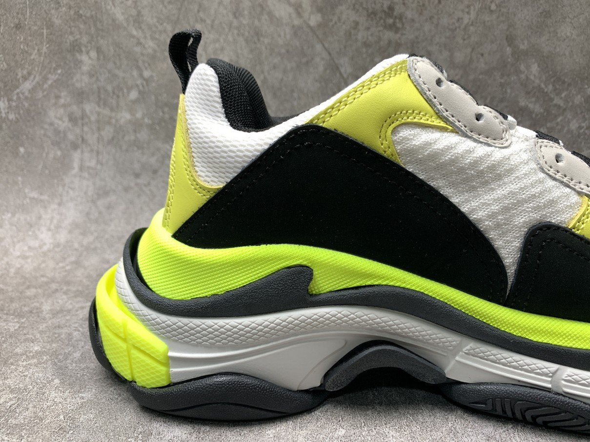 Balenciga Triple S Black Yellow