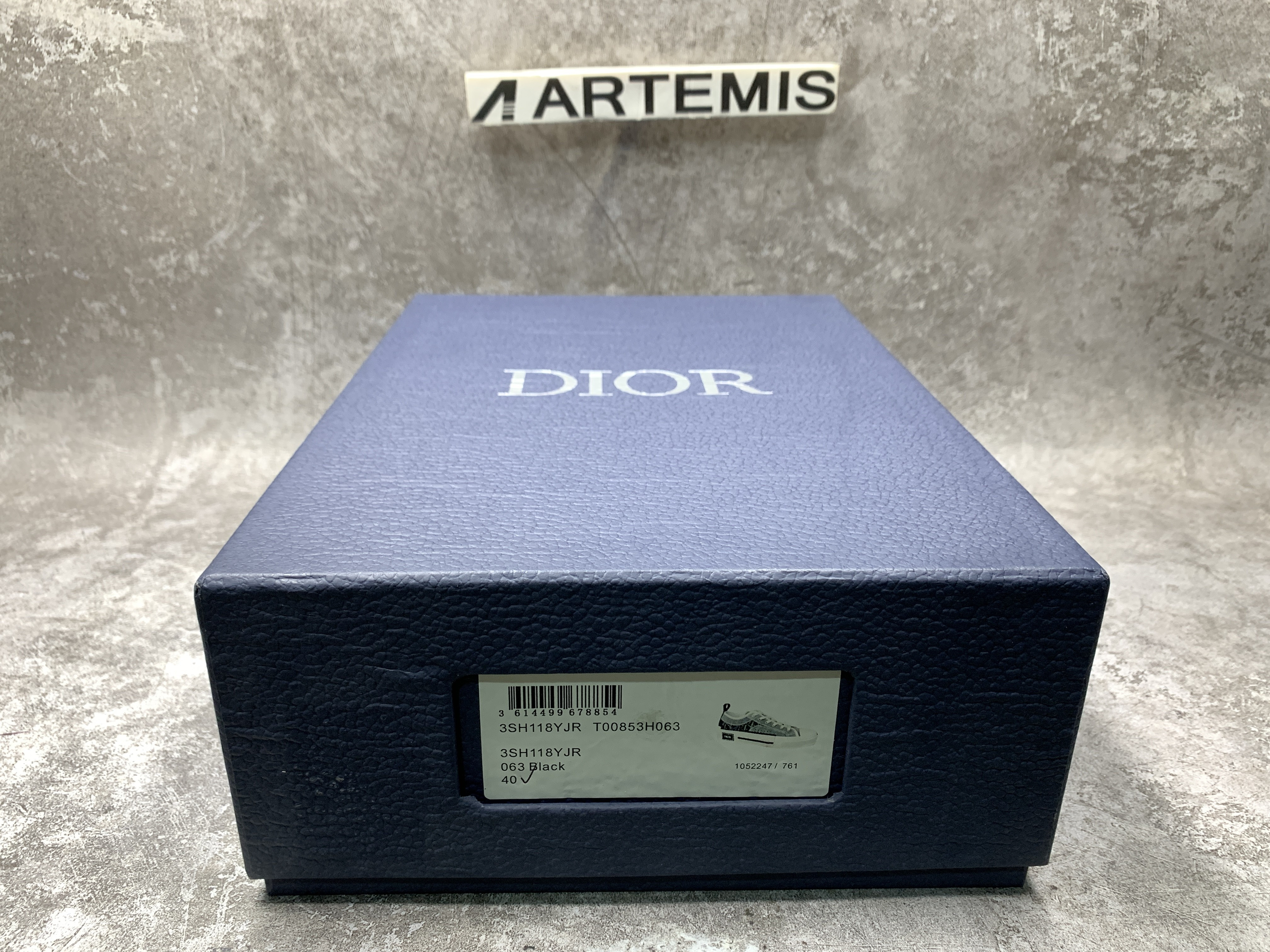 Dior B23 Low Blue Black