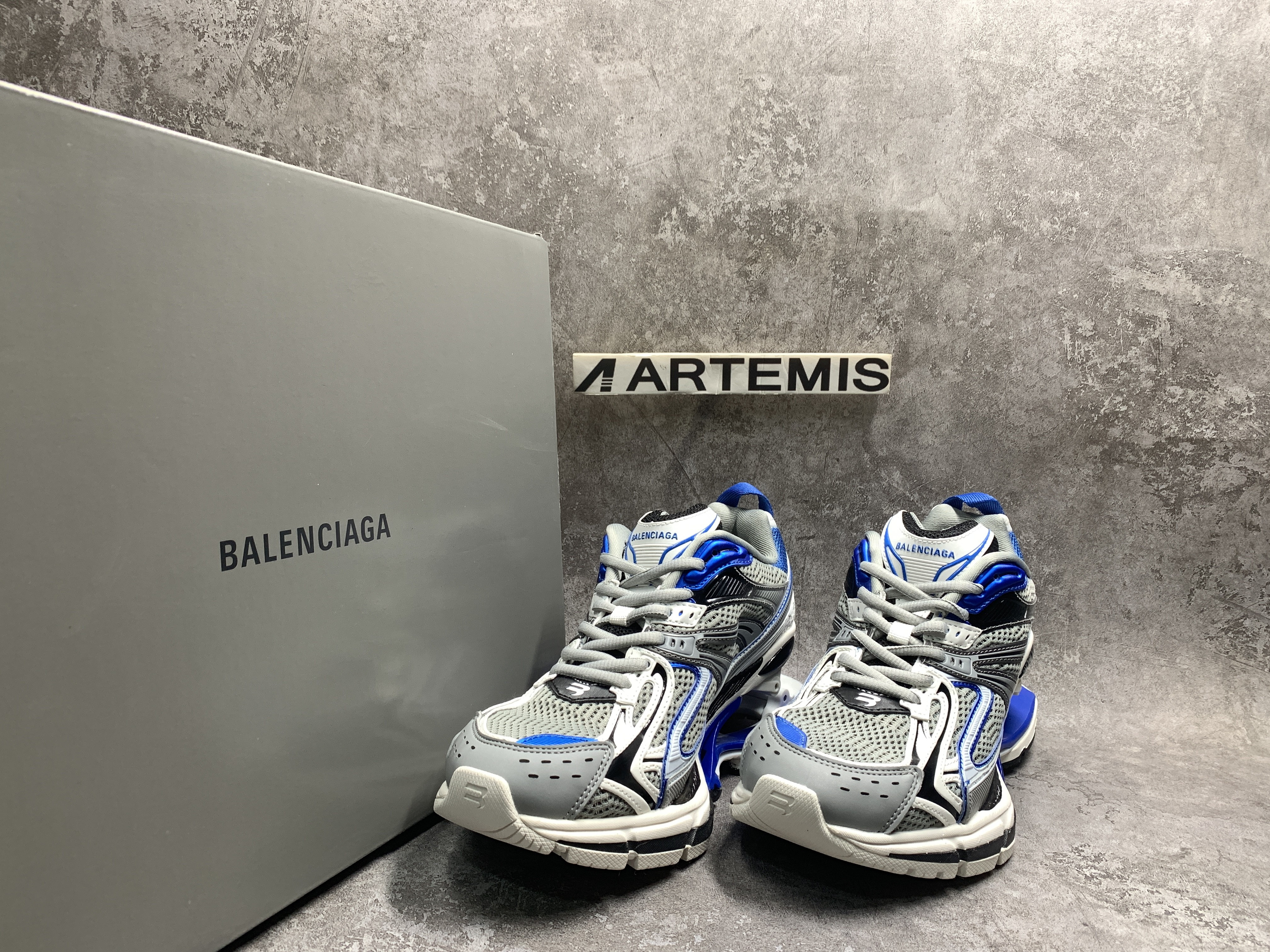 Balenciga X-Pander Blue Silver