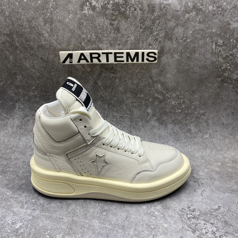 Converse TURBOWPN Mid Rick Owens DRKSHDW Egret