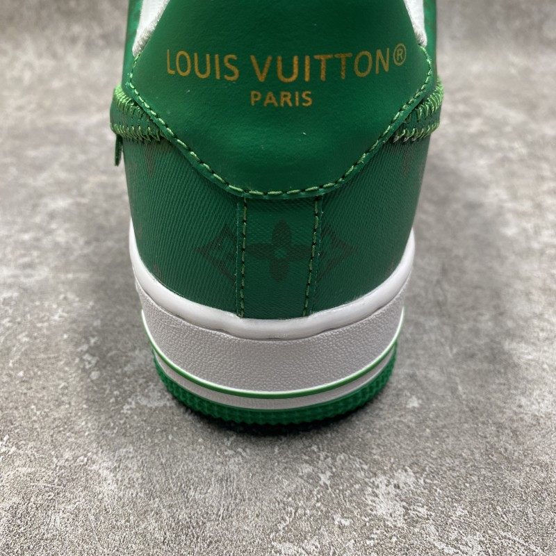 1V x Air Force 1 Low By Virgil Abloh White Green