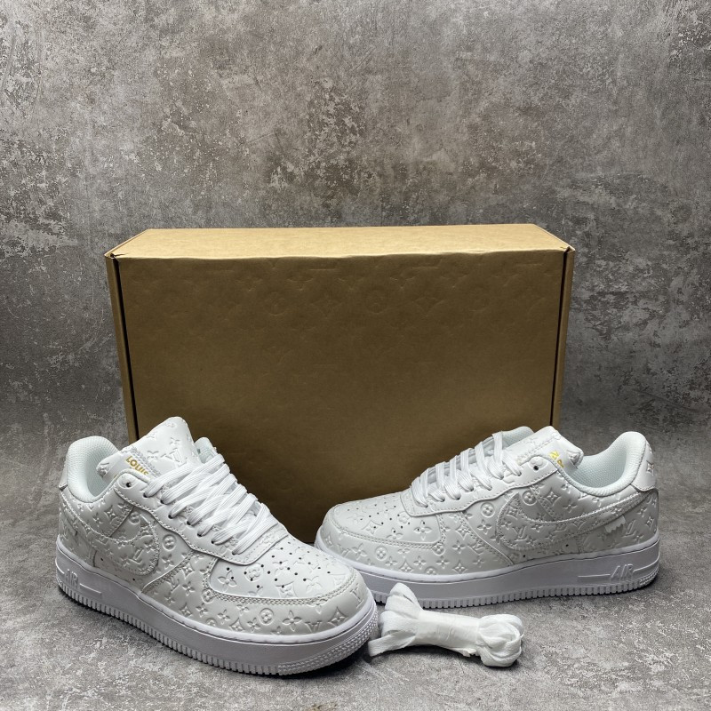 1V x Air Force 1 Low By Virgil Abloh White