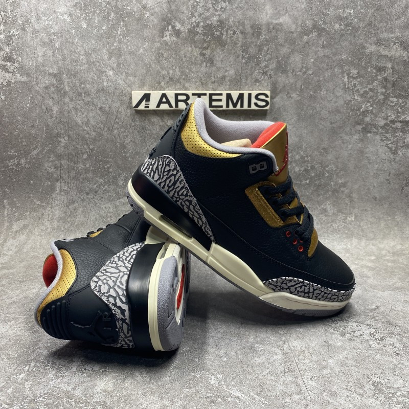 Air Jordan 3 Retro Black Gold