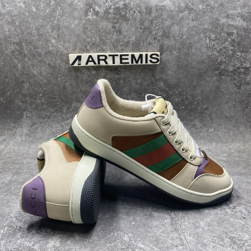 GC Screener Sneaker in Green Brown