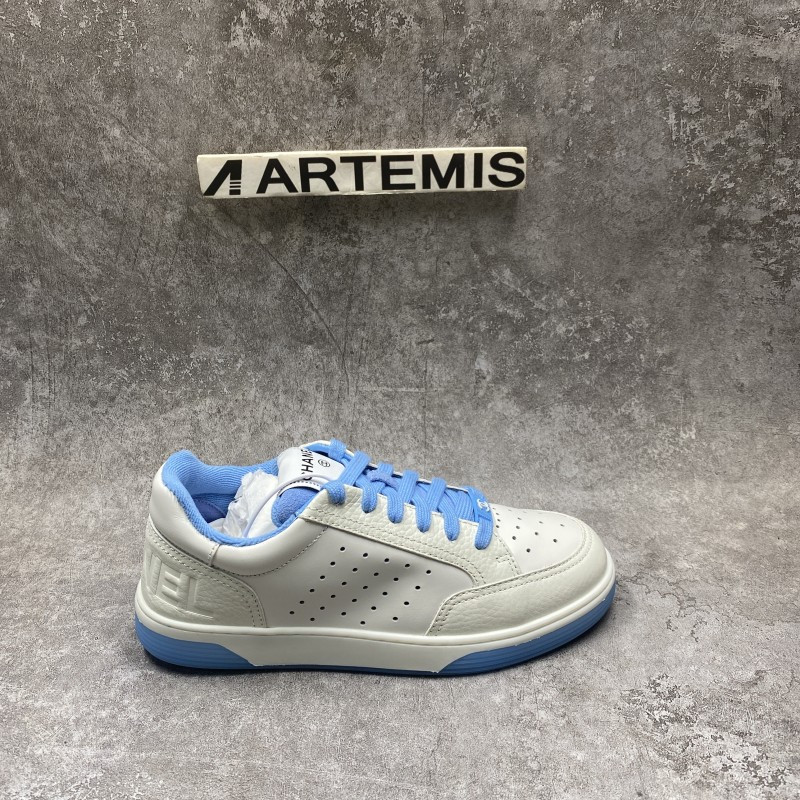 Chanel Runner Tennis White Light Blue