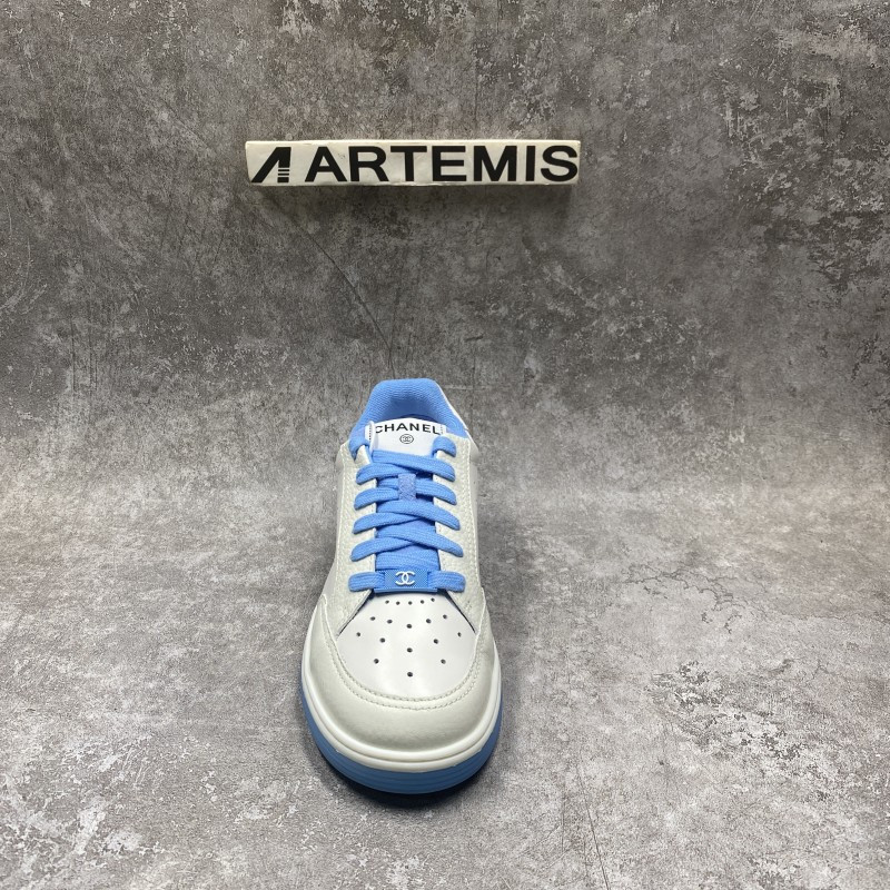 Chanel Runner Tennis White Light Blue