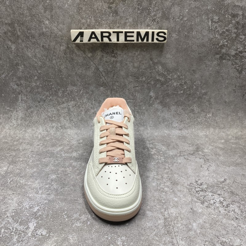 Chanel Runner Tennis White Pink