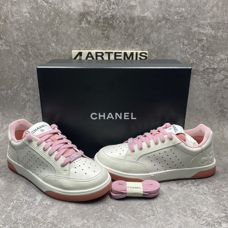 Chanel 22P Trainer White Red