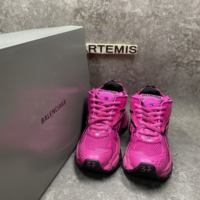 Balenciaga Wmns Runner Sneaker Dark Pink