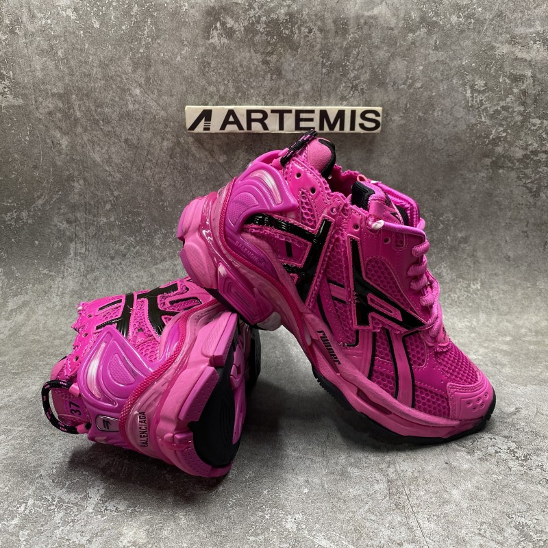 Balenciaga Wmns Runner Sneaker Dark Pink