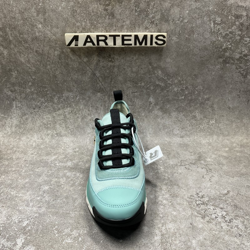 CHANEL Pre-owned Cloth Trainers In Green