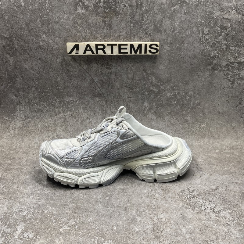 Balenciaga 3XL Mule Sneakers in Silver